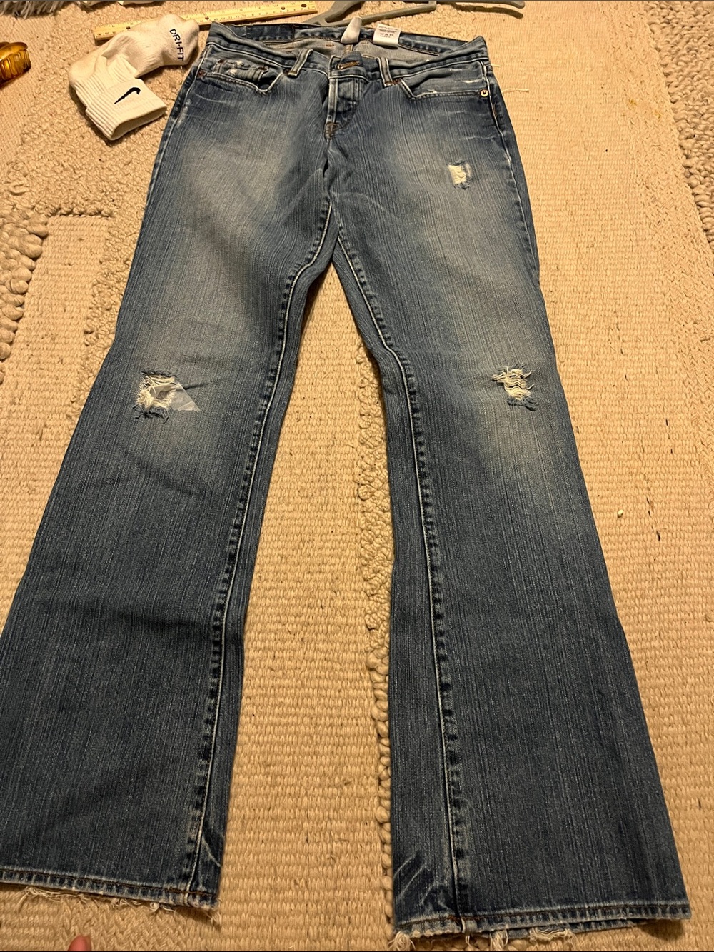 Lucky Brand Light Blue Denim Dungarees Jeans